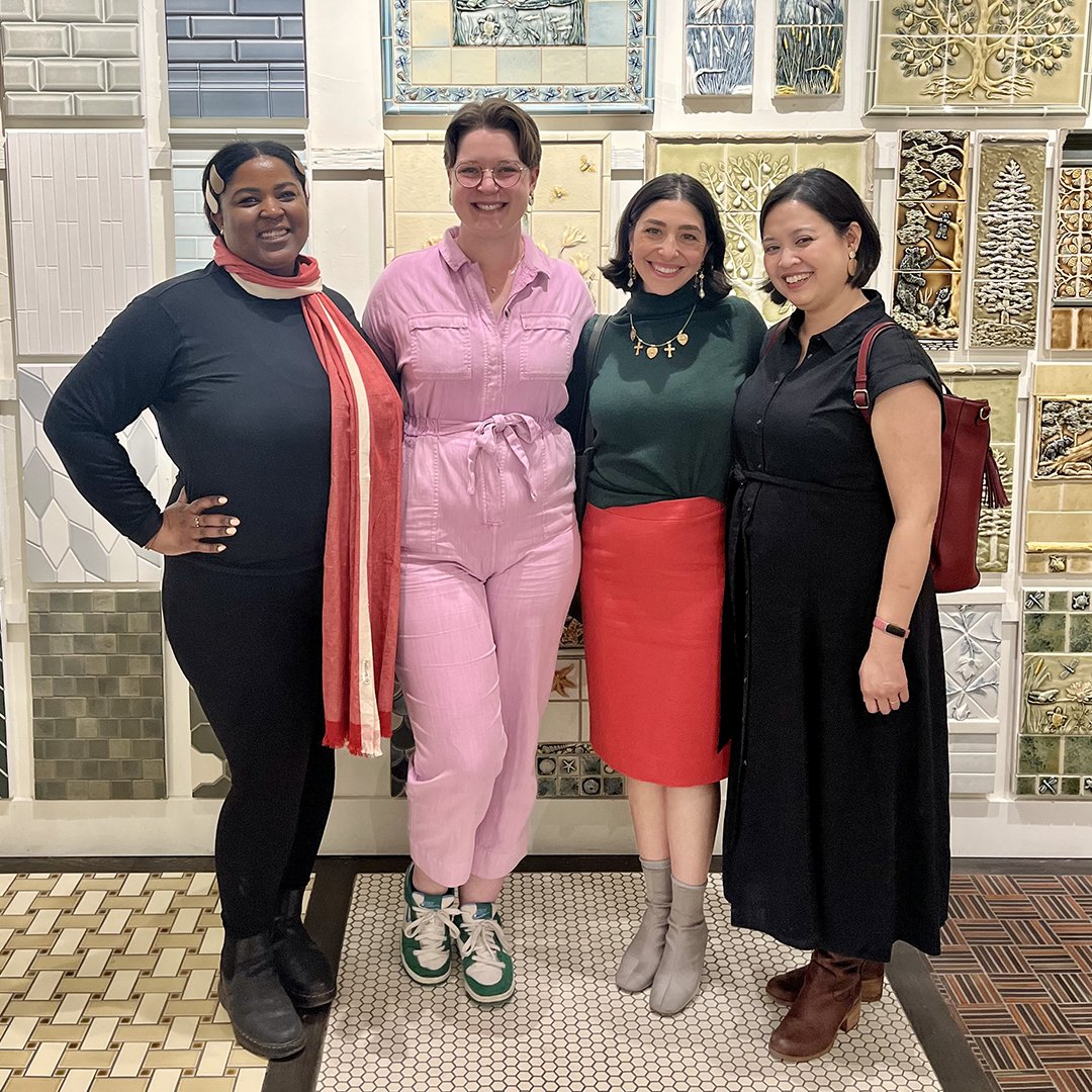 codesigncollab's tweet image. Last week we gathered the Portland design community to tour @prattandlarson studio. It was fascinating learning about the intricacies of the process behind handmade tile production! Stay tuned for more Portland field trips!
#PortlandDesign #MadeinPortland