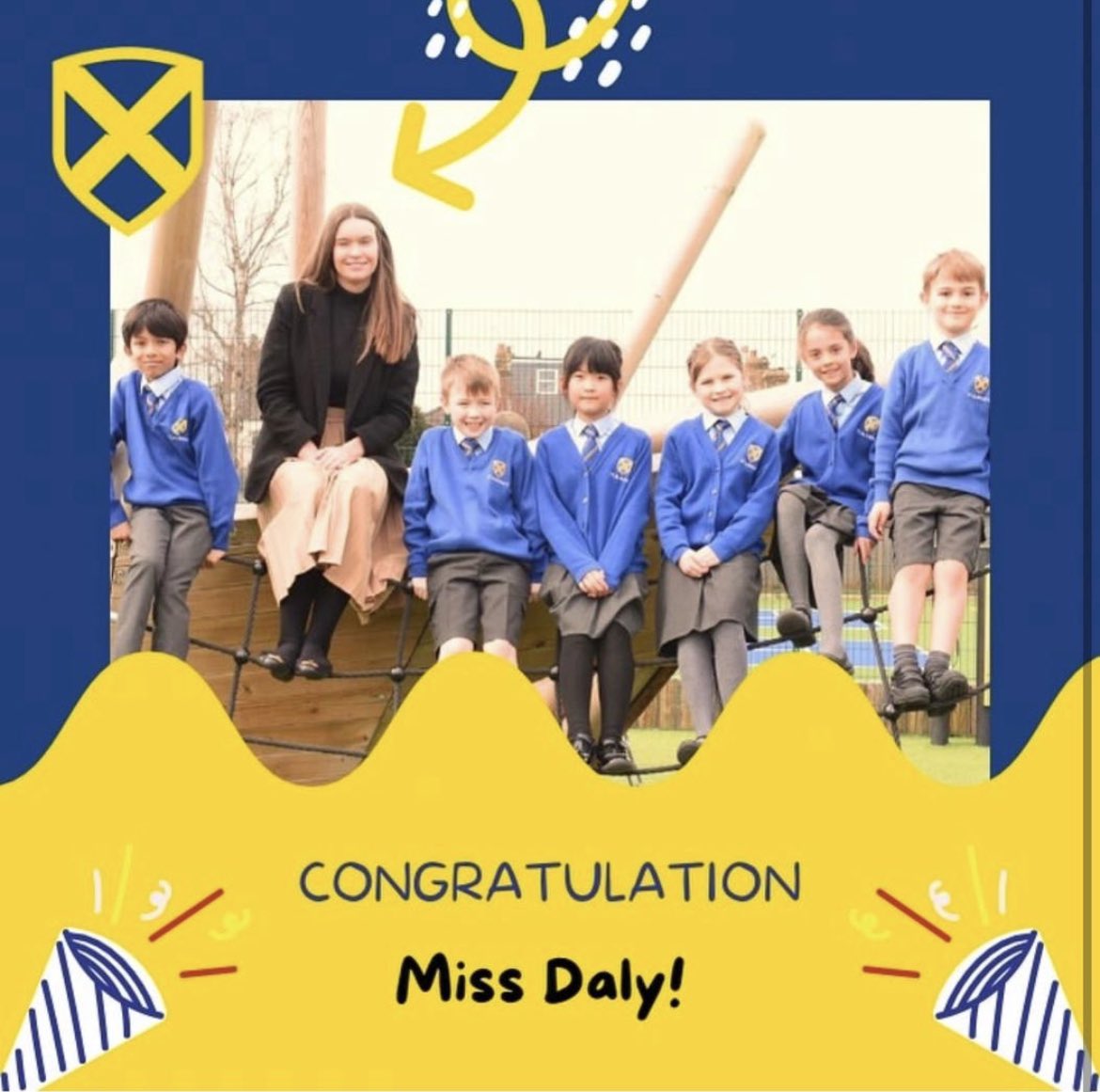 A massive congratulations to Miss Daly on her appointment as Head of School at St Alban’s from September. Our St Alban’s family could not be happier!👏👏👏#NewBeginnings #StAlbans💛💙
