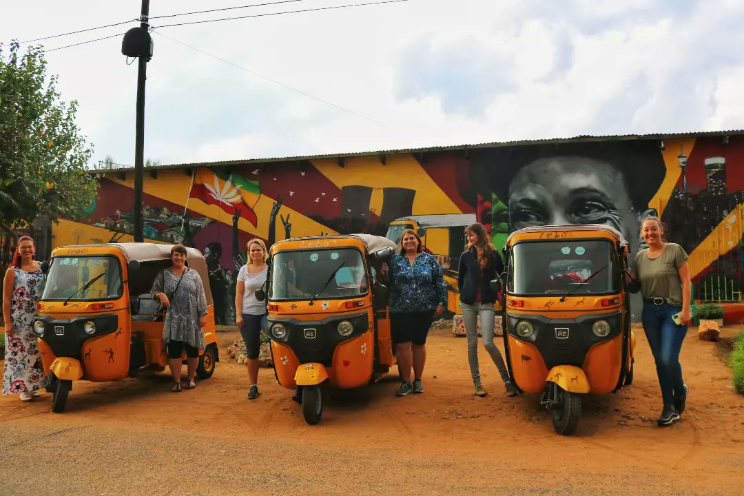 Our Tuk Tuk Tours are an exciting way to experience our neighbourhood, going to see different spots as we hop on and off to share the story of the various parts of Soweto. Let's ride together this Easter!