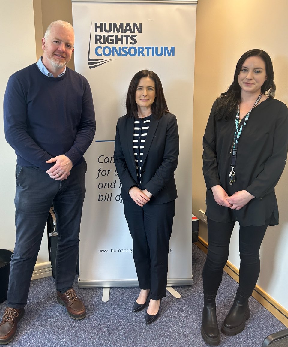 PaulaJaneB's tweet image. Wide-ranging conversation today as Chair of @NIAEOCttee with the NI Human Rights Consortium. 

Important, particularly post-#Brexit, to demonstrate the relevance of human rights protections.