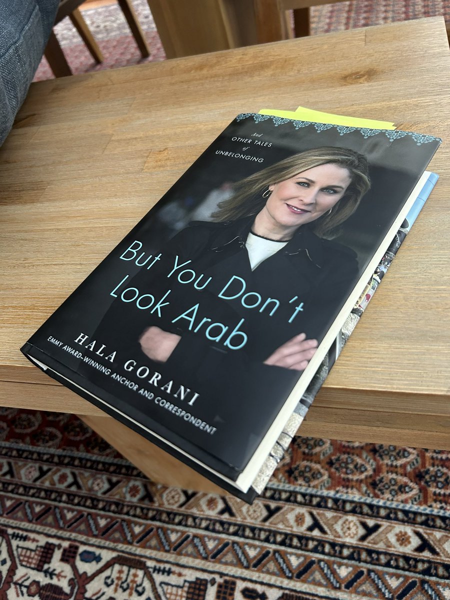 Just finished this fabulous book. I loved it. Highly recommend. Inspiring, moving, a deeply personal account of an amazing life journey, not only of a great journalist (known to all of us Near East hands from her conflict zone work), but of the entire Gorani family. @HalaGorani