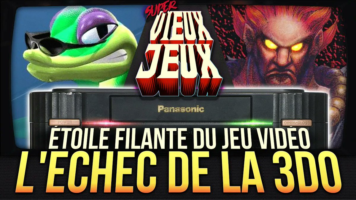 'Métro, boulot, 3DO', C'était un style de vie dans les années 90*, c'est aussi votre futur puisque dans le dernier SUPER VIEUX JEUX**, @Raphael_Lucas_ @_Hoopy et @PatrickHellio reviennent sur cette machine emblématique*** de l'ère multimédia. youtu.be/aOjj8flgjXw?si…