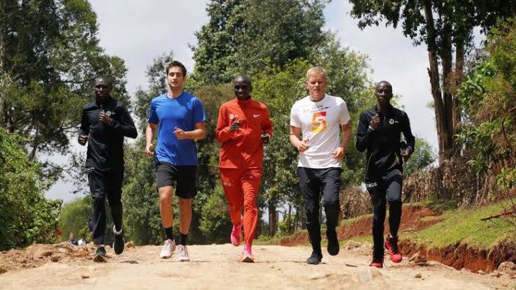 As the #WRCSafariRally2024 kicks off at the super special stage in Kasarani, here is some #TBT , when 2019 WRC Champion Ott Tänak visited Marathon GOAT Eliud Kipchoge. Ruthless Focus Oscar Sudi Riggy G Edwin Sifuna