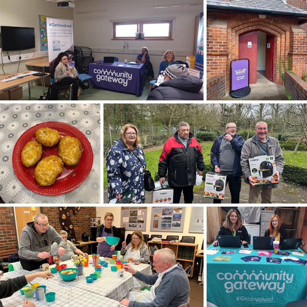 This week saw the last of our air-fryer cookery sessions, and the participants went home with a brand-new air-fryer each! We’ve also been out in your communities again, as part of our programme of Gateway2You sessions. Happy Easter from the teams! 🥚🐣🌷🍫