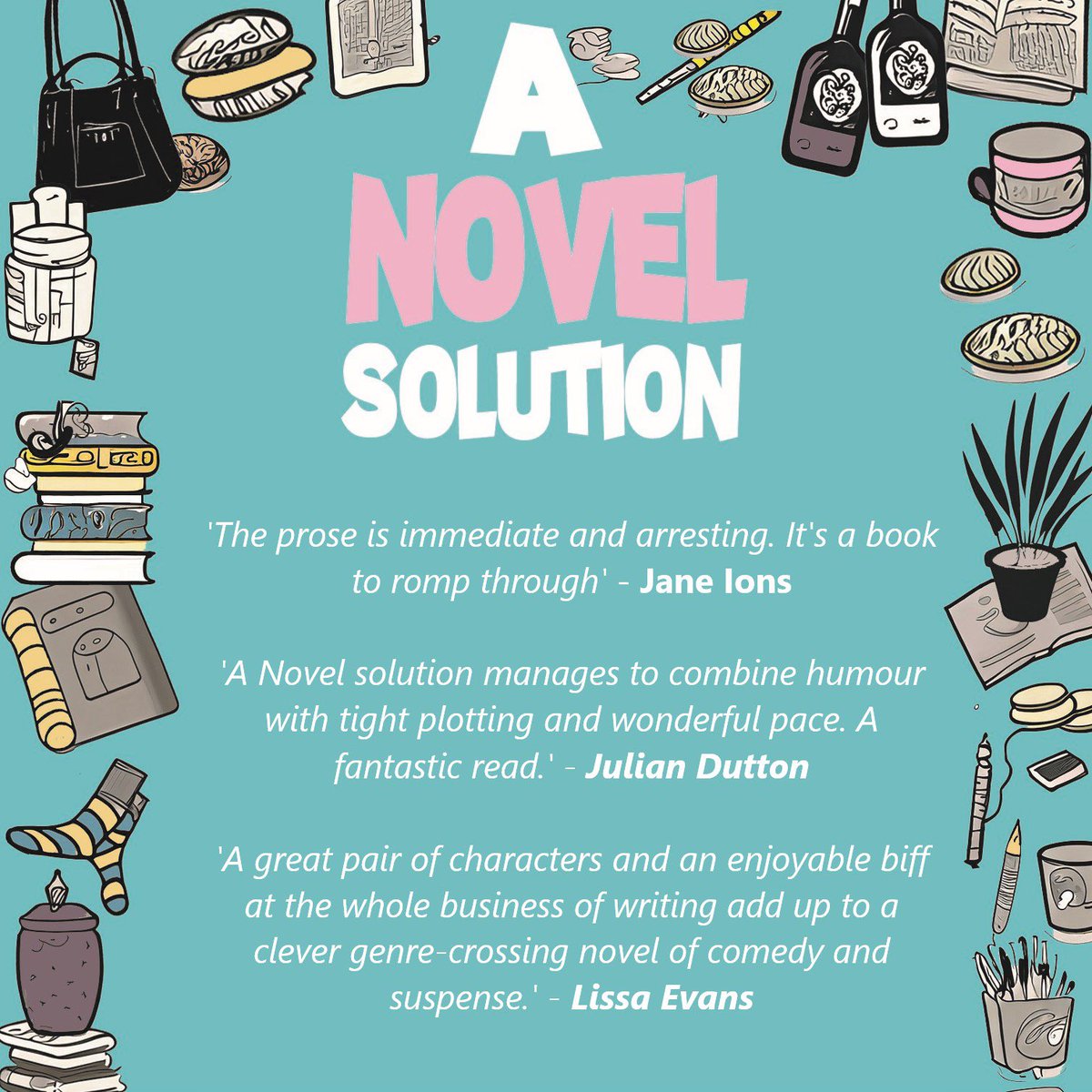 Out just in time for Easter, the perfect holiday read. #ANovelSolution - when a life-long people pleaser has finally had enough. 
‘Funny and touching. An engaging and uplifting story.’
@SRLPublishing #funnyfiction #holidayread
