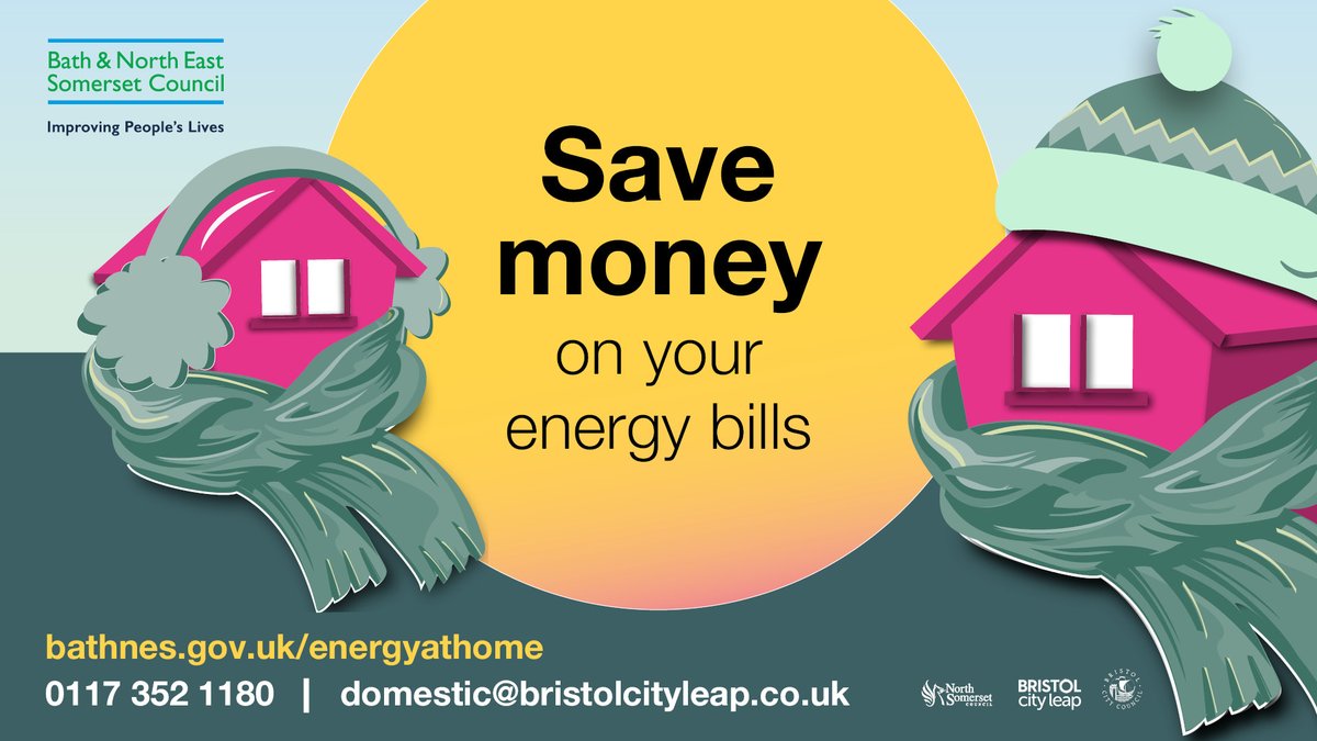 Do you own or rent a property in B&NES without gas central heating? If so, you may be eligible for a #BrightGreenHomes grant to install energy efficiency measures with a free survey and the work arranged for you More information 👉bathnes.gov.uk/energyathome @BristolCityLeap