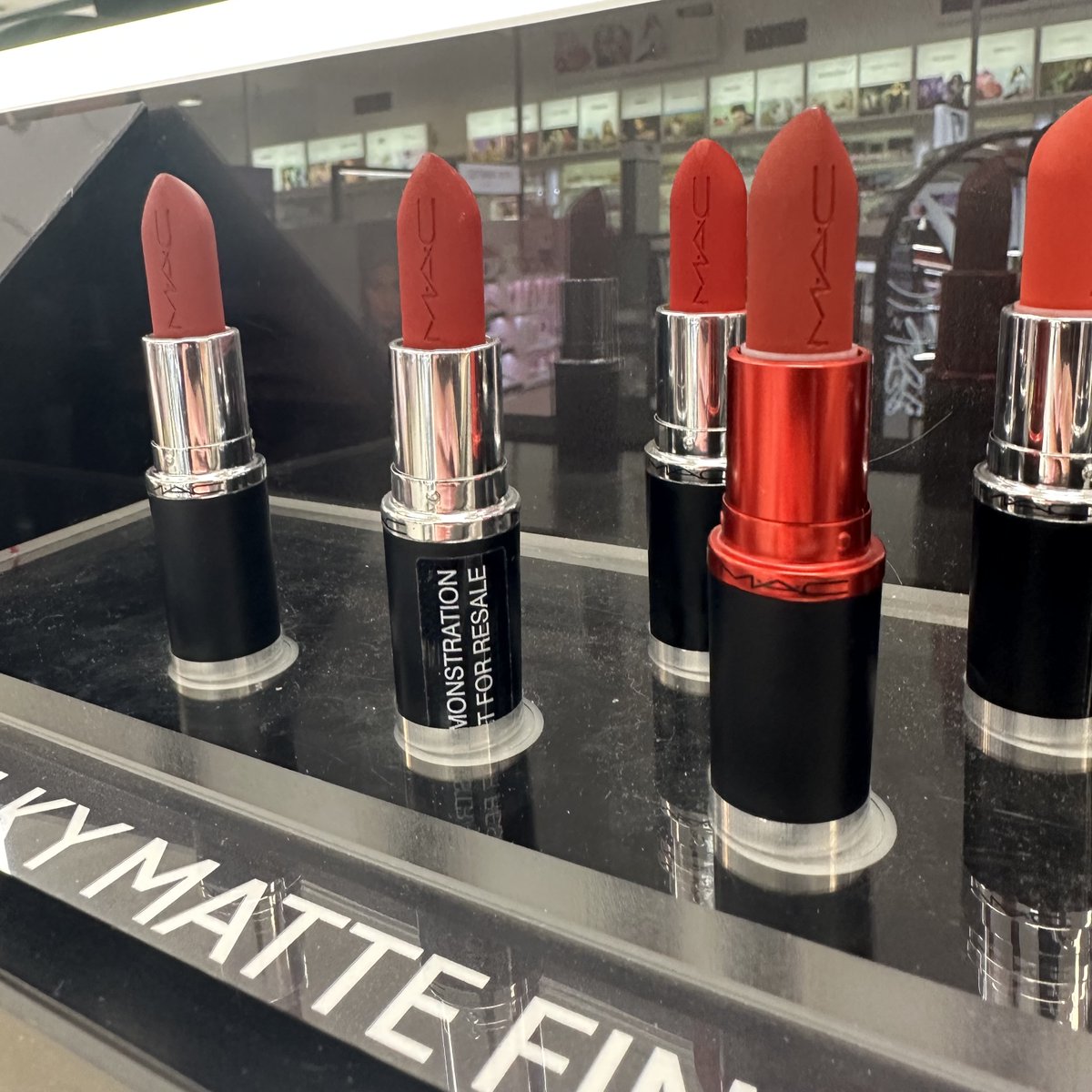 Mac Iconic Lipstick now maxed out to give lips more available @bootsuk 💄 #doncaster #frenchgate #mac #boots #lipstick