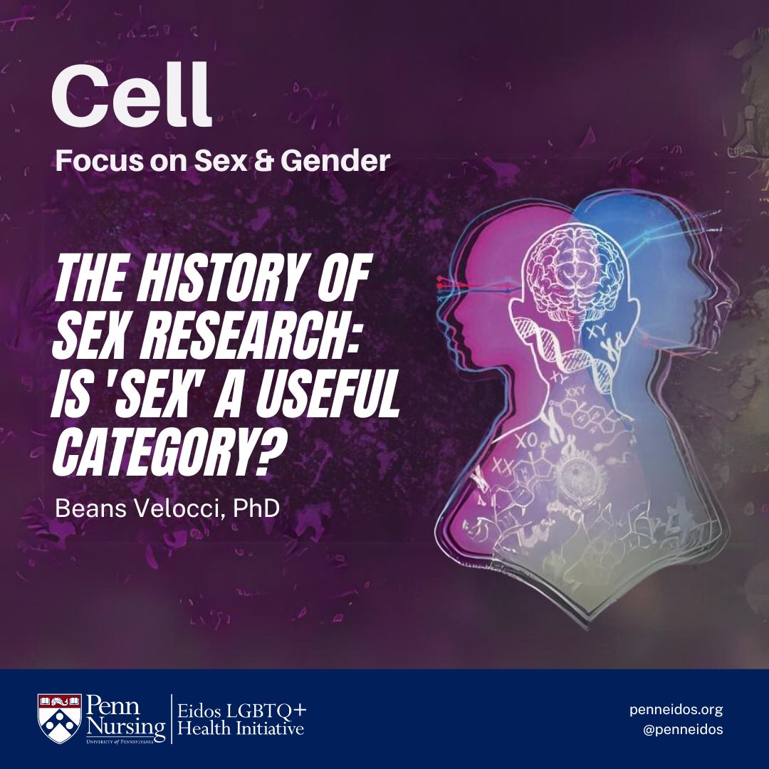 What is sex? Chromosomes? Hormones? The various answers demonstrate its complexity. Dive into the latest publication by Eidos-affiliated faculty @BeansVelocci in @CellCellPress, unraveling the intricacies of sex research and its historical influences. sciencedirect.com/science/articl…