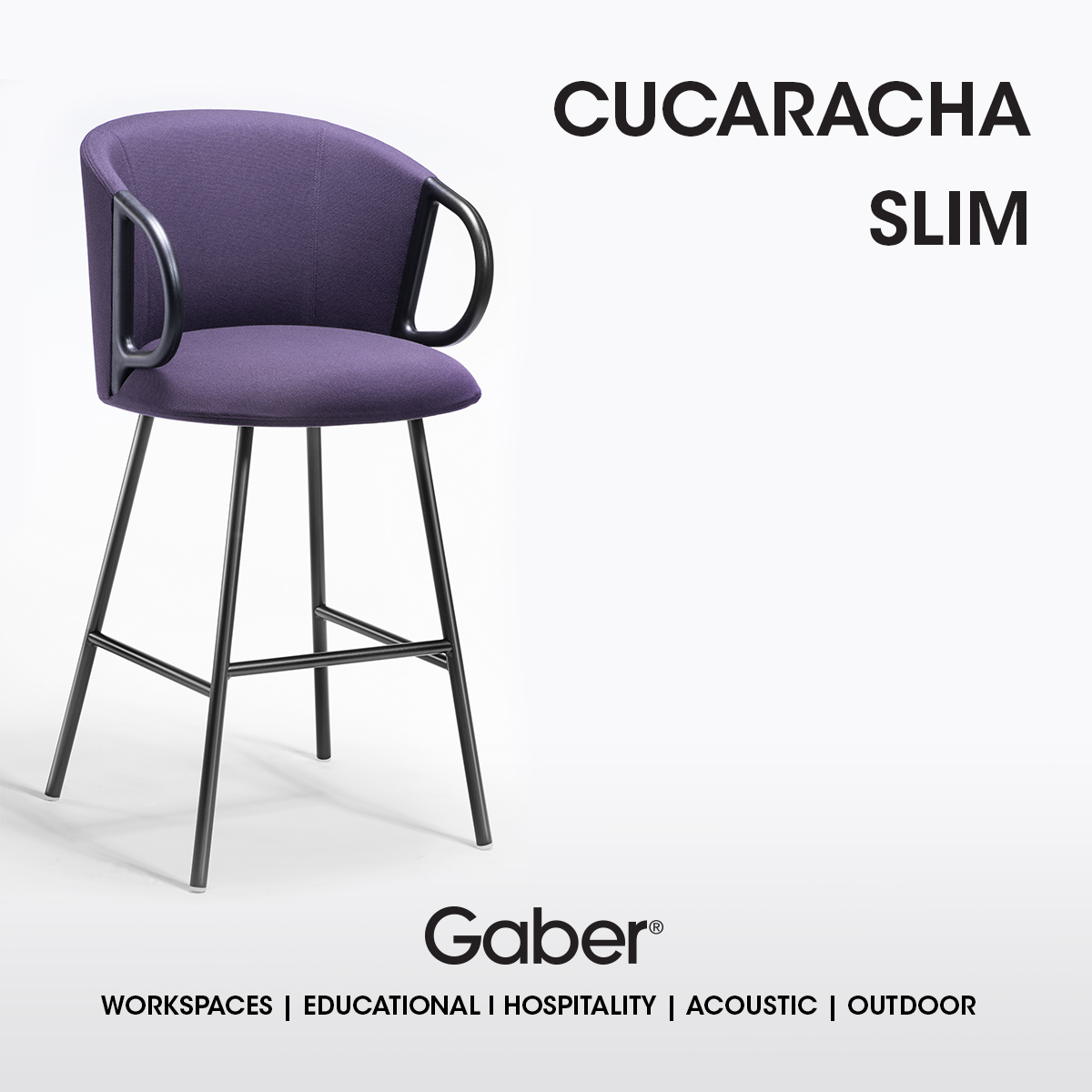 Gaber_Design's tweet image. The Cucaracha Slim stool offers an extremely comfortable seating style, perfect for commercial and hospitality environments.

#gaberdesign #contractdesign #designchair #interiordesign #outdoor