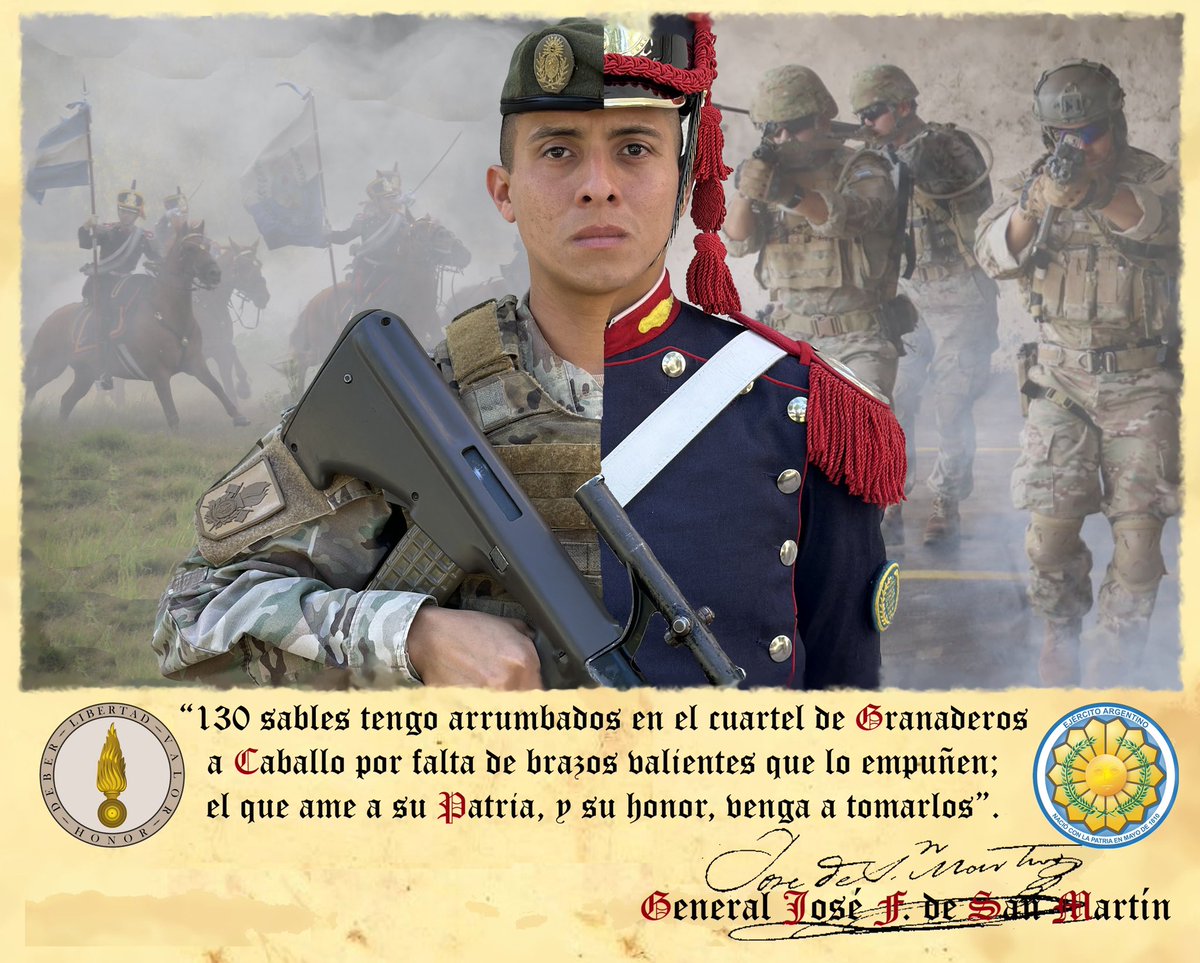 Granaderosarg's tweet photo. Si sos Argentino, soltero y tenés entre 18 a 24 años, sin antecedentes policiales y estás buscando formar parte de la historia y de @Granaderosarg , Escolta Presidencial, comunicate con nosotros al correo incorporacionesgranaderos@gmail.com
No dejes pasar esta oportunidad. https://t.co/BFOwzW62qX