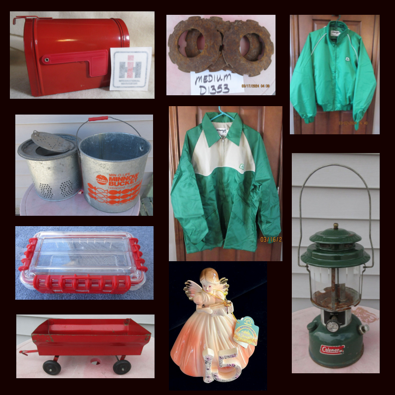 ebay.com/str/bctreasure……… #IH #farming #agriculture #farmer #johndeere #vintage #PioneerSeeds #Pioneer #camping #fishing #Tackle #collectibles #gifts #birthday #kitchen #foodie #cooking #dishes #ebay #sale #MinneapolisMoline #toys #tools #carpentry #blades #1980s #glass