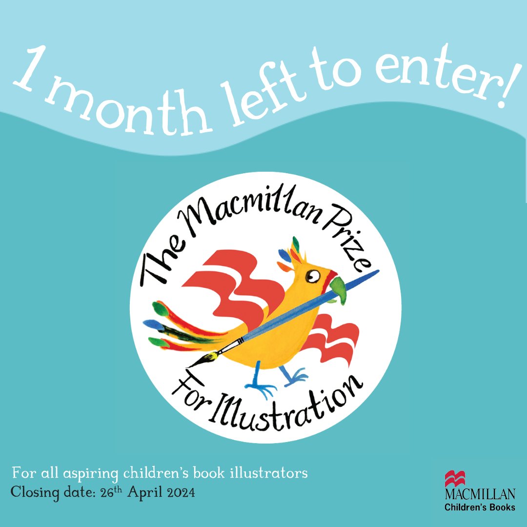 📢 Only 1 month left to enter the Macmillan Prize for Illustration 2024! 🖌️🎨 Link to enter and T&Cs here - panmacmillan.com/mac-prize-entr…