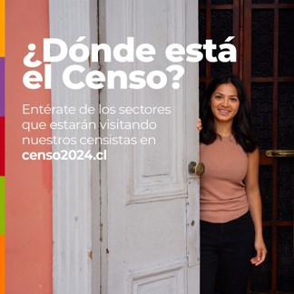 ¿Dónde andan los Censistas?🧐 Entérate de los sectores que están visitando en dondeestaelcenso.ine.gob.cl #censo2024 #abramos la puerta #chile #información #censochile