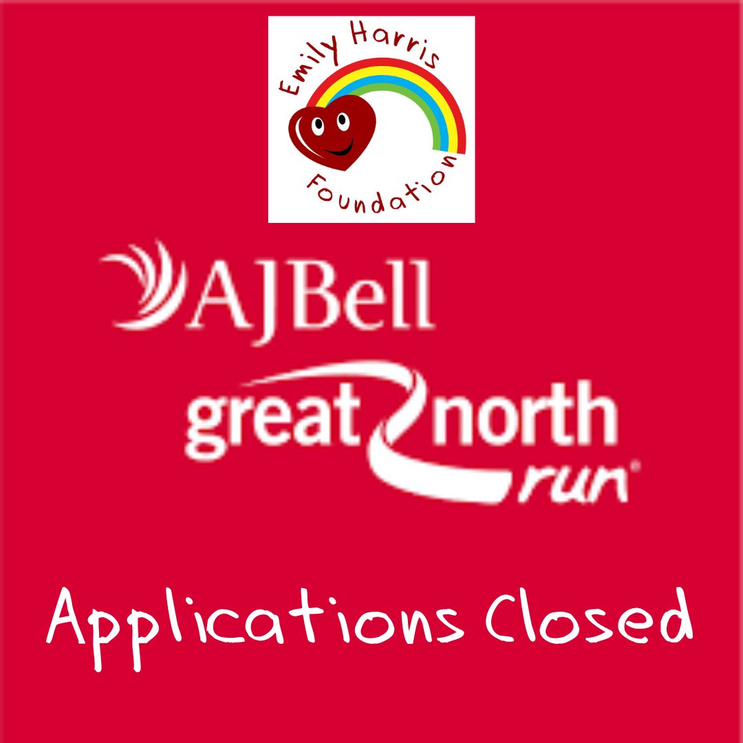 Thank you to everyone who applied for one of our Great North Run places. Emails have been sent to all applicants with the outcome of the ballot, so please check your inbox or your spam/junk folder as our emails have an annoying habit of ending up in there! Thank you! #GNR2024