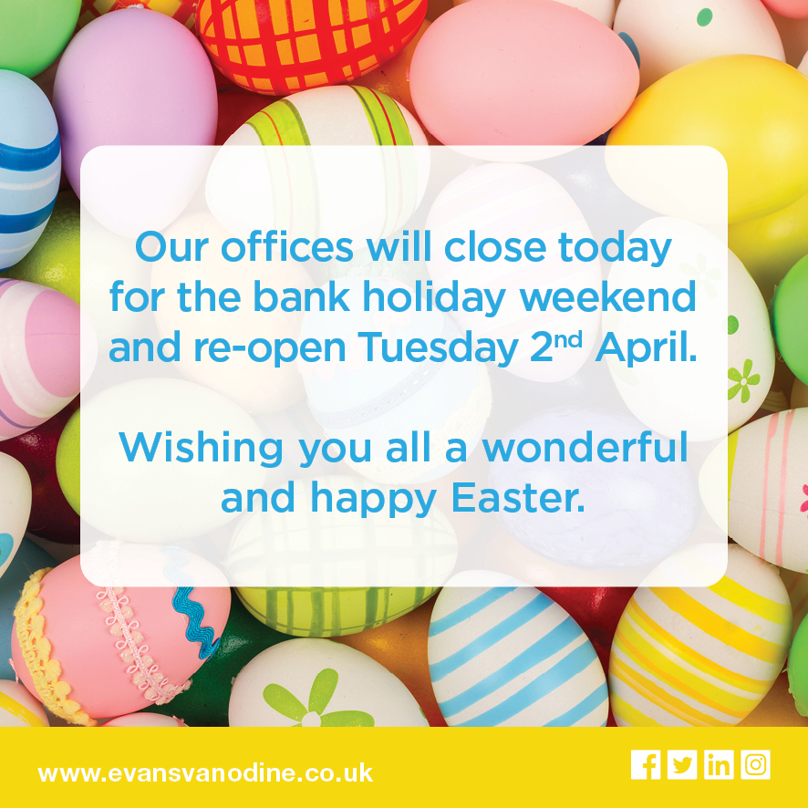 We will be closed Friday, 29th March to Monday 1st April, for the bank holiday weekend. We will re-open as normal from Tuesday 2nd April. Wishing all our customers and friends a very #HappyEaster 🐣 #BankHoliday #EasterWeekend #Easter