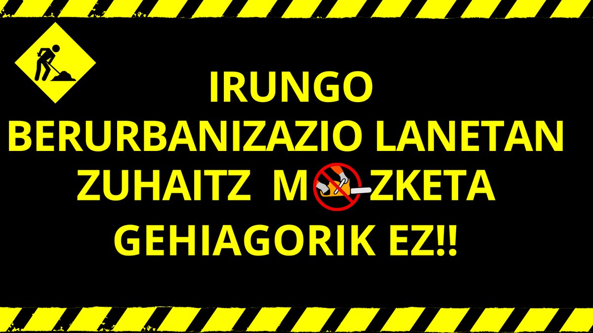 artiakolagunak's tweet photo. ⚠️@Irun_Informa|k #Dunboa auzoko #Poxpologile kaleko 28 haritzen #Mozketa bukatu du.
8 urtetan kale honetako bigarren #Zuhaitz #Mozketa #Masiboa da, #Irungo #Hiri #Diseinu eta #Zuhaiztia|ren #Kudeaketa #Jasanezina|ren ondorioa, non #Zuhaitzak jarri eta kendu egiten diren.
#IrunDa https://t.co/Vh7ujM45Um