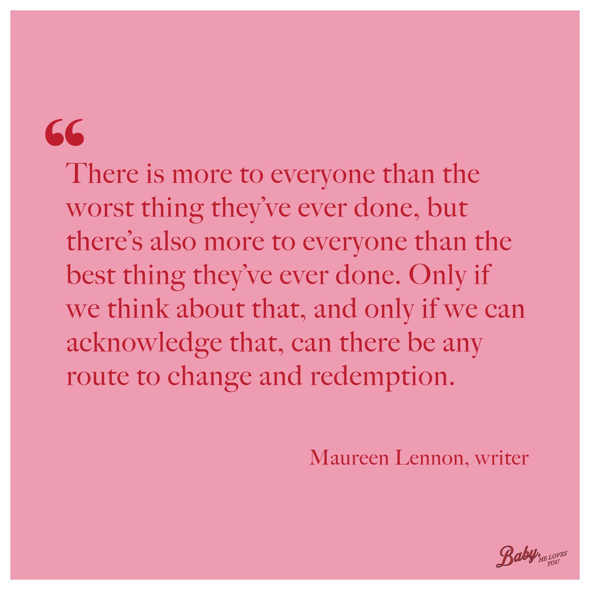 Weekend Reading 📖 A Q&amp;A with Baby, He Loves You writer Maureen Lennon, on taking inspiration from Violence and Son, friends' weddings and supporting new writers bit.ly/3TF1RLB