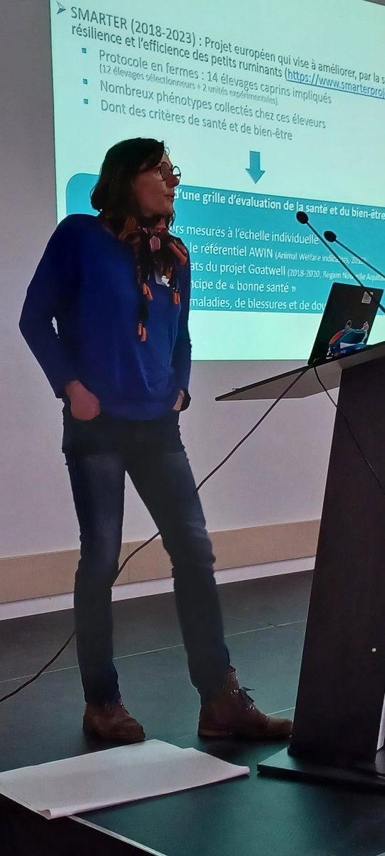 🔴 Journées Techniques #Caprines 🐐
✅ Dernière séquence des #JTC2024
Résultats de <a href="/SmarterprojectE/">Smarterproject.eu</a> :
👉 Retour sur les indicateurs de santé &amp; bien-être collectés dans le cadre du programme
👉 État des lieux et perspectives d’utilisation
Avec Isabelle Palhière - <a href="/INRAE_France/">INRAE</a>