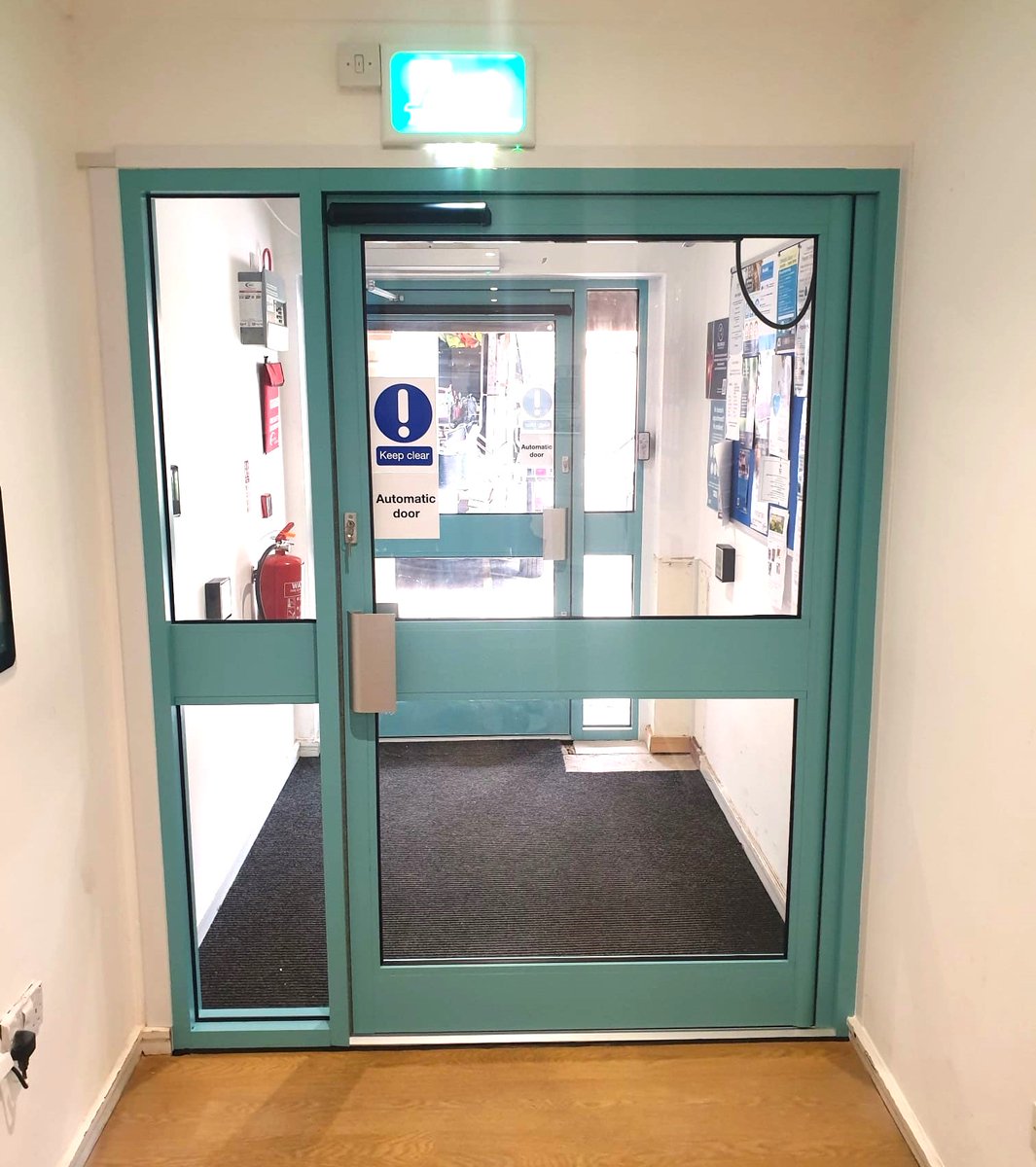 A new accessible entrance where automatic aluminium doors replaced heavy, manual timber doors to bring improved access and comfort to building users.

To automate your manual doors, get a fast quote at mgsuk.com/commercial-aut…

#thermalefficiency #entrances #aluminiumdoors #access