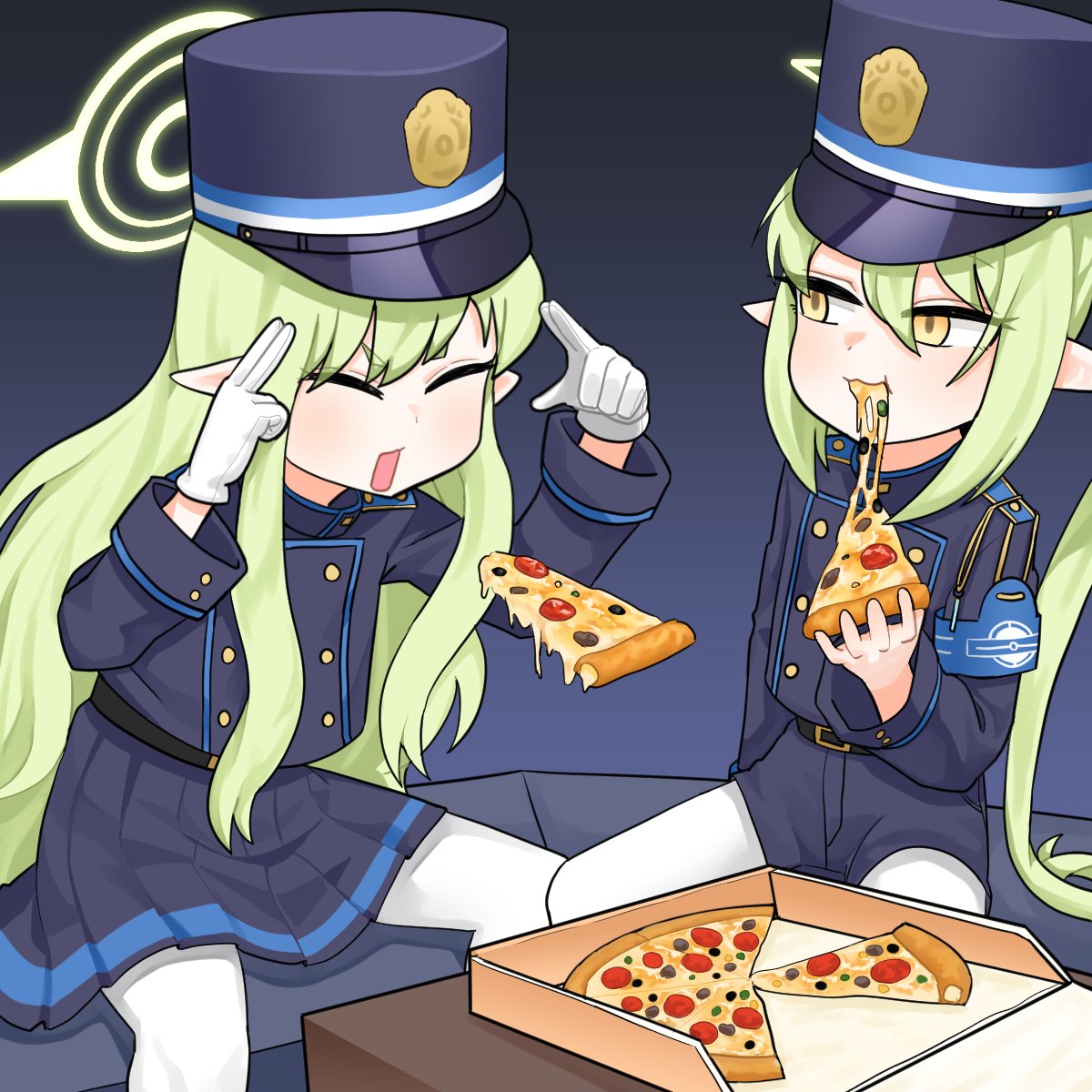 cody4241's tweet image. 왼쪽 얘 피자 잘 먹겠다ㅋㅋ
#Bluearchive #ブルーアーカイブ #ブルアカ #블루아카이브 #블루아카