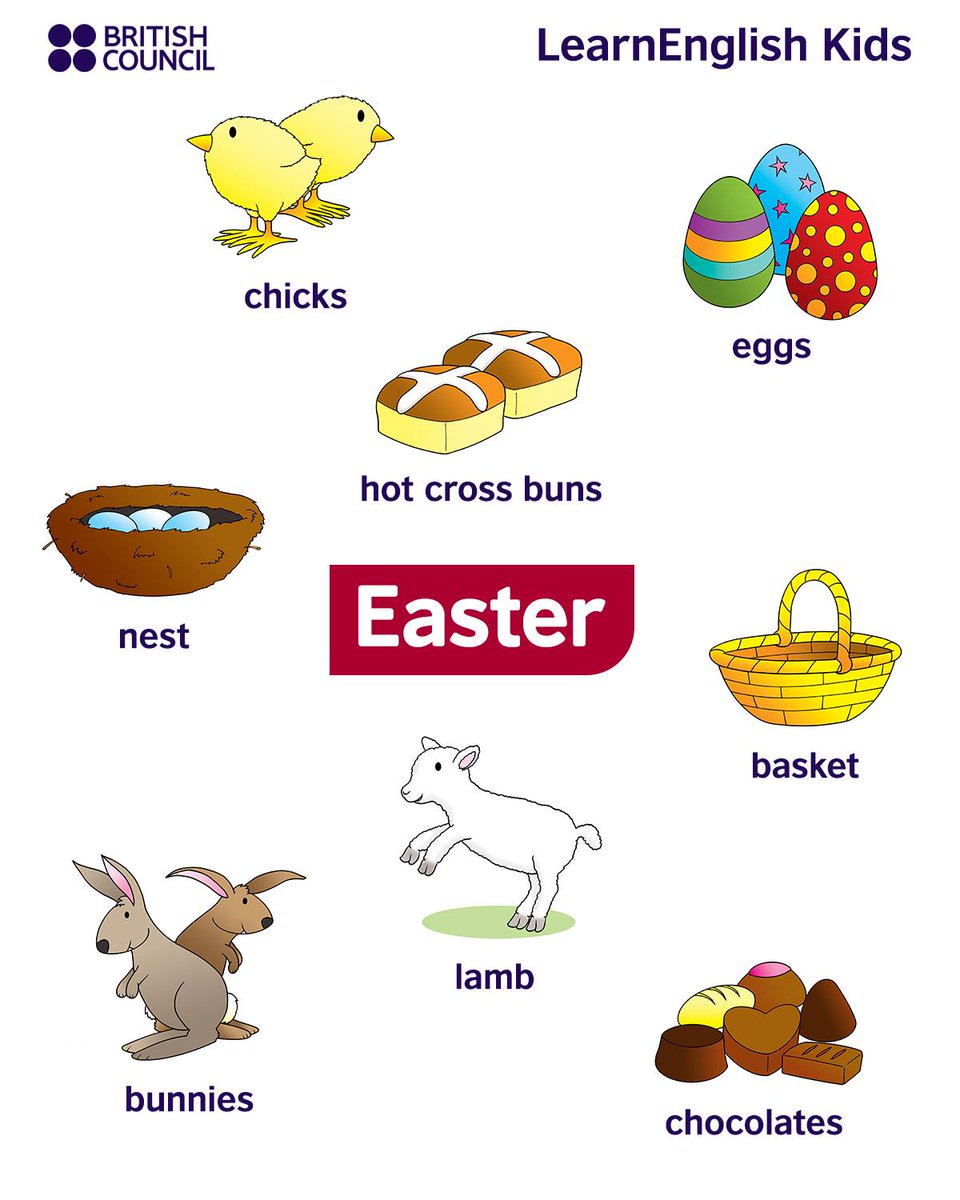 🐰Easter is just around the corner, so learn some new #vocabulary together and print a set of Easter flashcards, or print some for you and your little ones to colour in and write the words: 🥚bit.ly/LEK-EasterFlas… #learnenglish #easter #vocabulary #colouring #parents