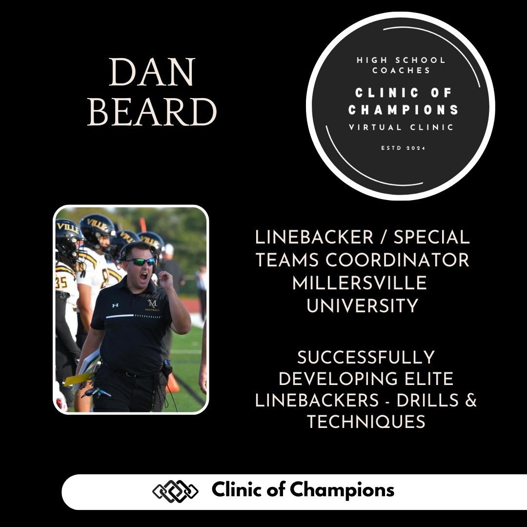 Third and final night tonight! Unlimited replays are available until May 3rd! You can still sign up to access each presentation! Coc.coachesclinic.com @DbeardDan @cdfootball1 @HersheyFootball @scrantonprep