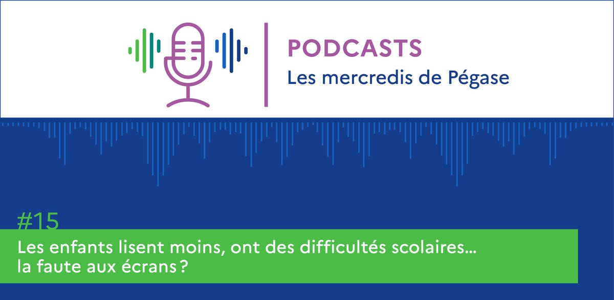 PolePegase's tweet image. 🗣️Podcast Mercredi de Pégase #15 par @Sev_Erhel 
Les #enfants lisent moins, ont des #difficultés #scolaires … la faute aux #écrans ?
💡#apprentissage #lecture #écriture 
@UGrenobleAlpes @acgrenoble @UnivRennes_2 
▶️bit.ly/4cxxNKq