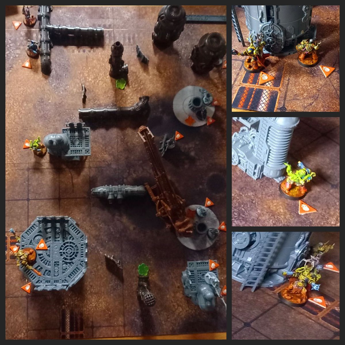 Game night!
The WH40K Kill Team campaign continues, last night was a dust up between my Chaos Legionnaires and the Drukhari. Chaos Legionnaires took the win 😁

#killteam #wh40k #warhammer #warhammer40000  #boardgame #tabletopgame #game #gamenight #gaming #miniaturegaming