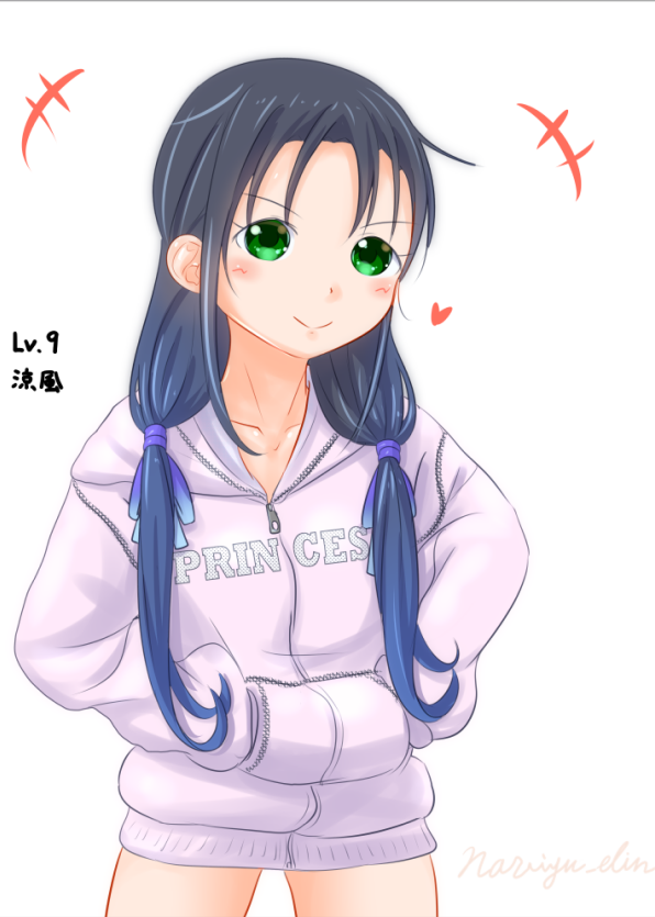艦これ「涼風 Lv9 #艦これ 」|naviyu_elin@電子体のイラスト