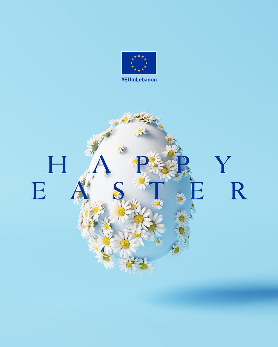 Happy Easter. May it bring hope for peace and stability in Lebanon. نتمنى لكم فصحاً مجيداً حاملاً السلام والاستقرار للبنان.