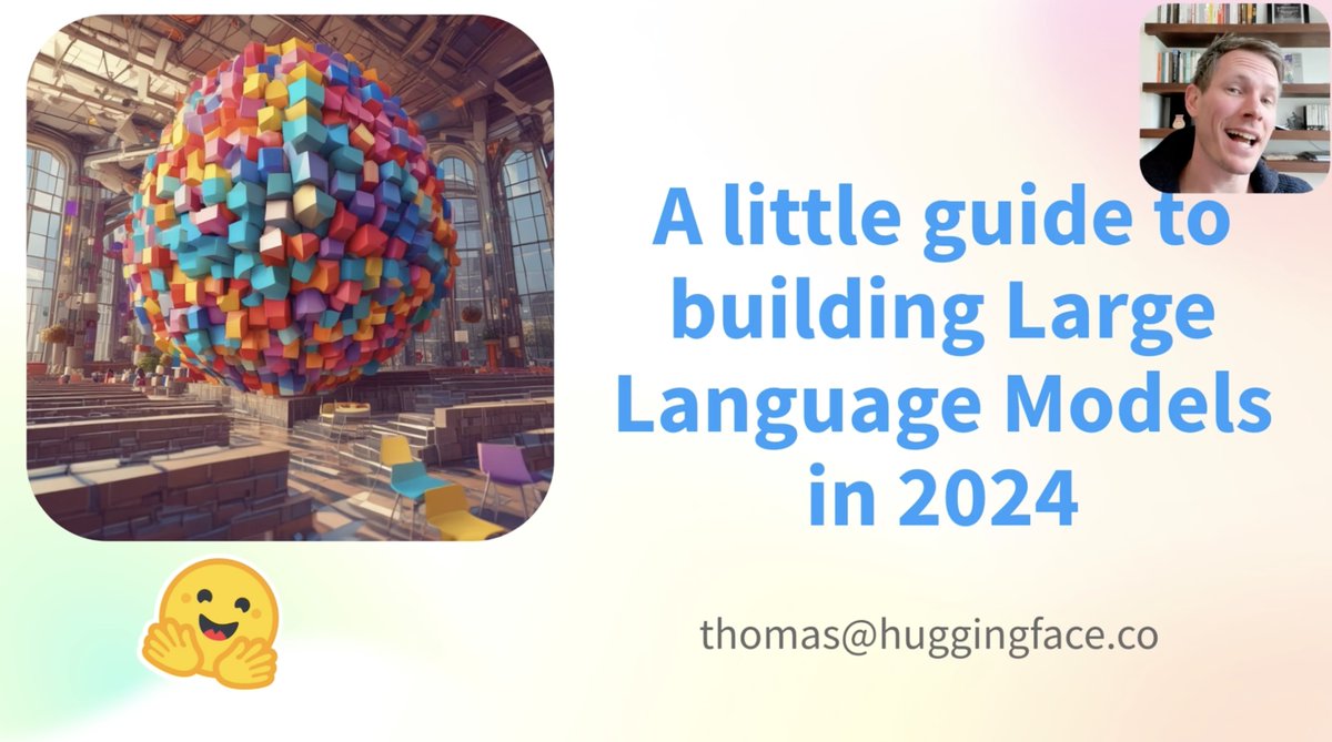 [75min talk] i finally recorded this lecture I gave two weeks ago because people kept asking me for a video so here it is, enjoy 'The Little guide to building Large Language Models in 2024' tried to keep it short and comprehensive – focusing on concepts that are crucial for