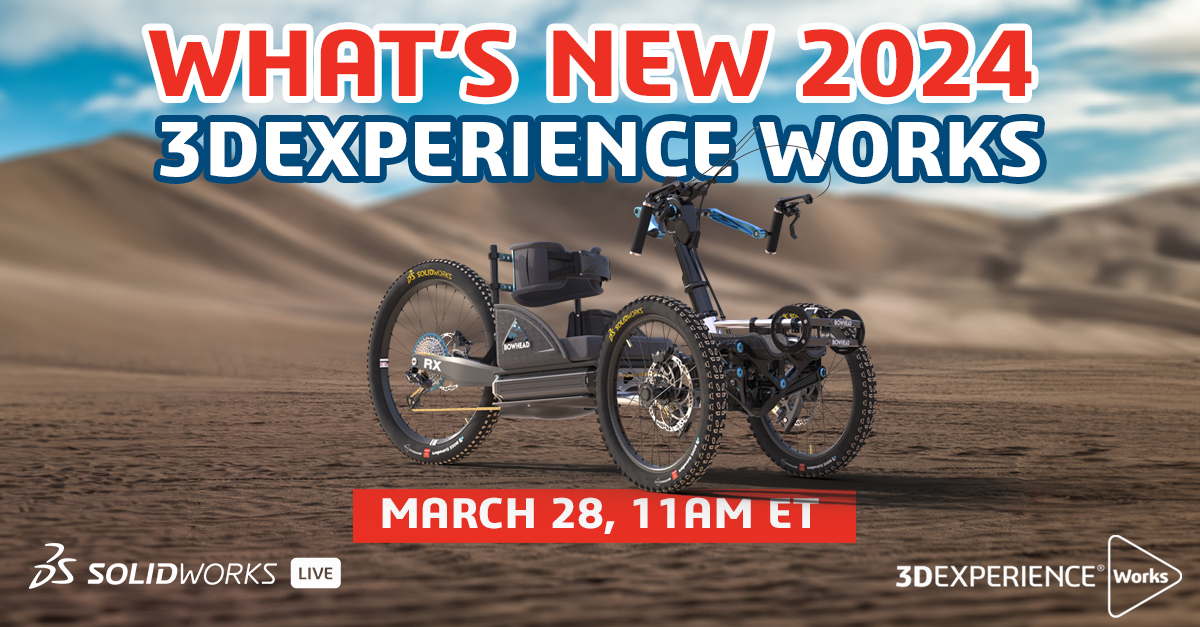 SOLIDWORKS's tweet image. Join the next #SOLIDWORK Live today at 11AM ET. We&apos;ll do a deep dive into the latest features designed to revolutionize cross-team collaboration. Learn What&apos;s new in #3DEXPERIENCEWorks 2024x go.solidworks.com/VQu