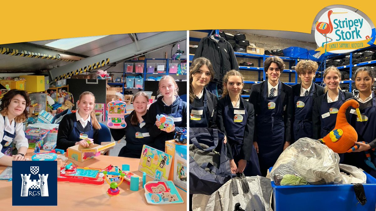 Thank you to @ReigateGrammar for their ongoing support. Not only do students come along each week to volunteer but they also organise donation drives for clothing and toiletries. Most recently, the students pictured brought in clothing and coats from their swishing event.