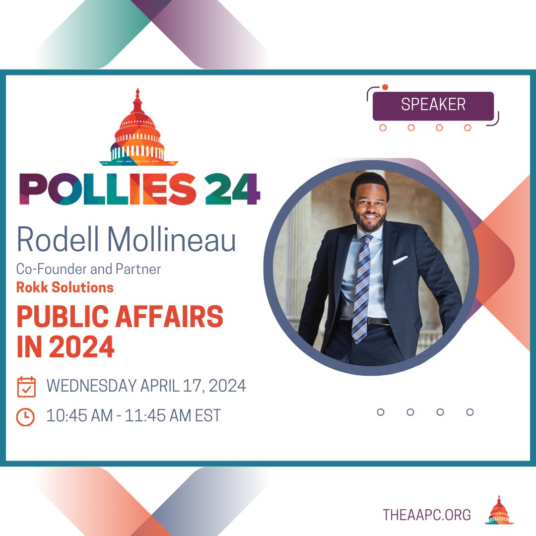 Whether you're a seasoned political operative or a public affairs professional looking to harness the power of campaign know-how, join @rodell and our panel for a session filled with practical tips for public affairs specialists. Register today! #Pollies24 bit.ly/4141aih