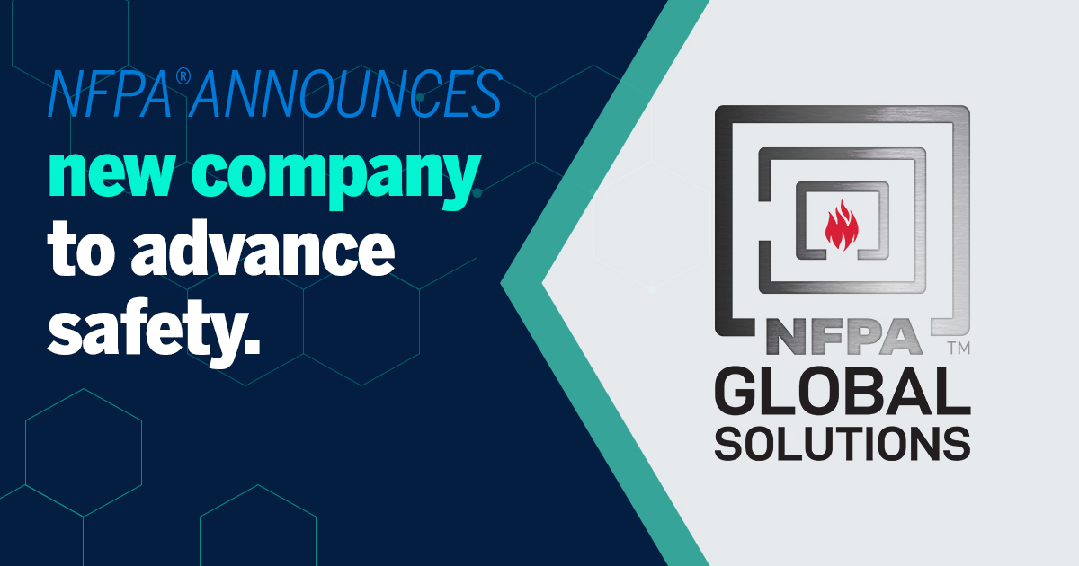 @NFPA announced the establishment of NFPA Global Solutions™ & NFPA Global Advisors™ to further our mission & serve fire, life, & electrical safety needs across the globe & to tackle safety challenges, guided by the NFPA Fire & Life Safety Ecosystem™. nfpa.social/JbWJ50R1KBV