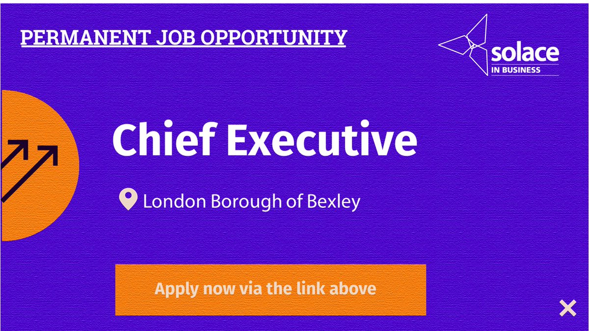 If you are interested in the Chief Executive role with @LBofBexley, but you have yet to submit your application, please note that this role closes on Monday 29th April. If you have any outstanding queries, please contact us on 020 7976 3311 or visit bexleycx.co.uk