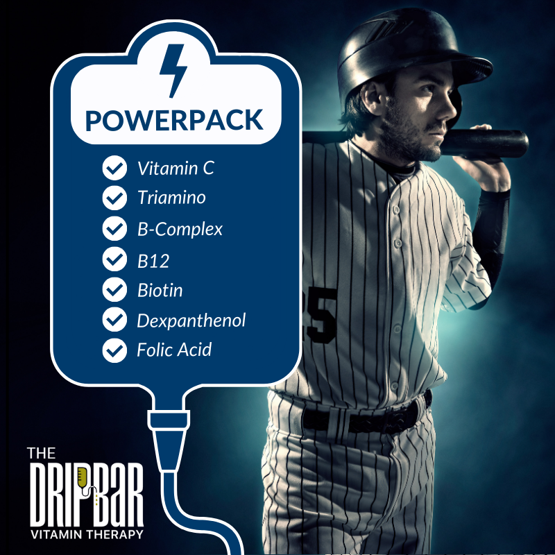 dripbarsebring's tweet photo. The Powerpack is one of our most popular drips for optimal energy-production to help you knock it out of the park. (Not intended to diagnose, treat, cure, or prevent any disease. Please see FDA Disclaimer on our website.) #TheDRIPBaRSebring #Sebring https://t.co/MbOlqqmbyh
