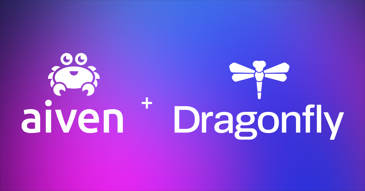 Unlock the power of @aiven_io for #dragonfly ! Join us for an exclusive webinar on April 10th and discover how Aiven's managed cloud services can elevate your Dragonfly experience with @sebi2706 and @joezhou_df Don't miss out, register now: dragonflydb.io/events/2024-04… #Aiven