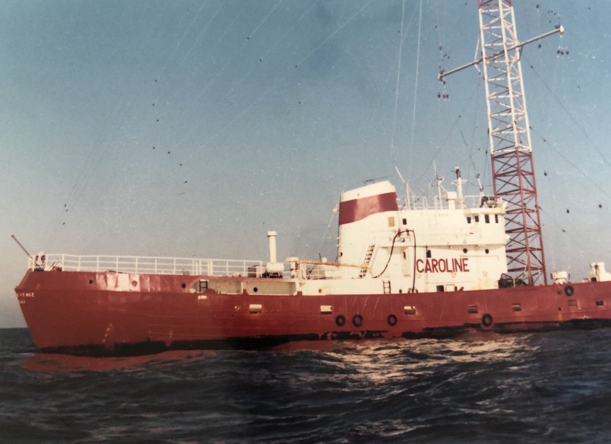 Happy 60th birthday Radio Caroline. I will never forget my first view of it as I sailed out there with dad. They were the happiest times. Never underestimate the importance of this station to radio. It changed everything. It was an experience of a life time. #RadioCaroline60