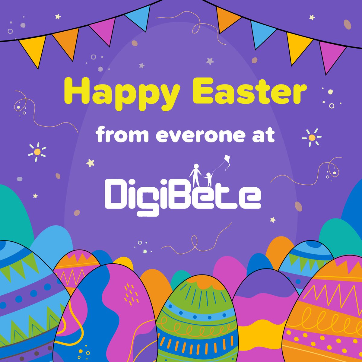 🌻Happy #Easter from everyone at #DigiBete🌻

Remember that you can access your YoungType2 #App from #DigiBete 24/7 over the holiday period. 

🔗youngtype2.org

#Type2diabetes #T2D #Diabetes #ClinicallyApproved #CommunityLed 💙