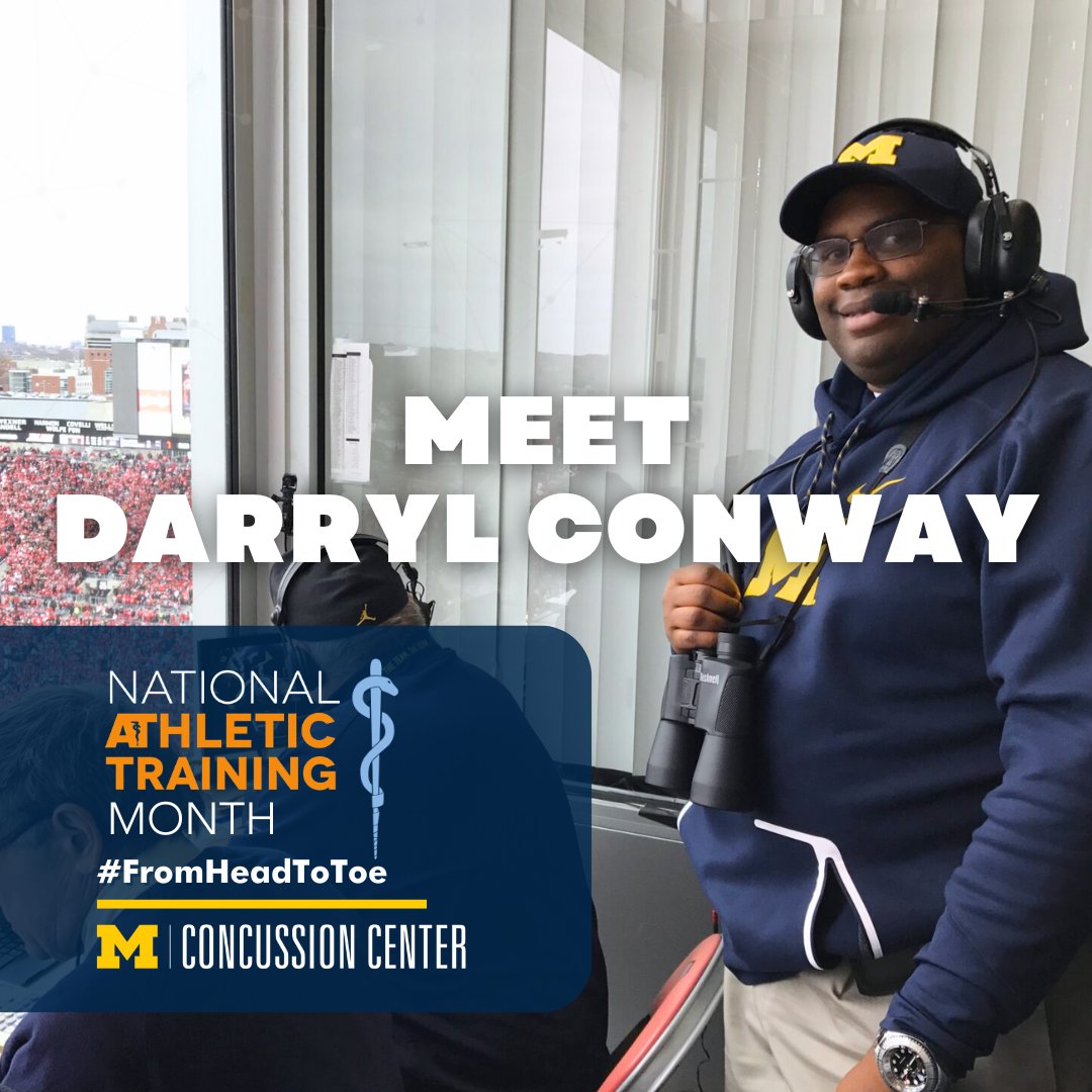 As #NATM2024 concludes, we wanted to share a story of excellence in #athletictraining.🙌 Meet Darryl Conway (@dcatc1) who has helped push the profession forward! Learn about Conway's remarkable journey to the @NATA1950 Hall of Fame in our recent article: concussion.umich.edu/news/archive/f…