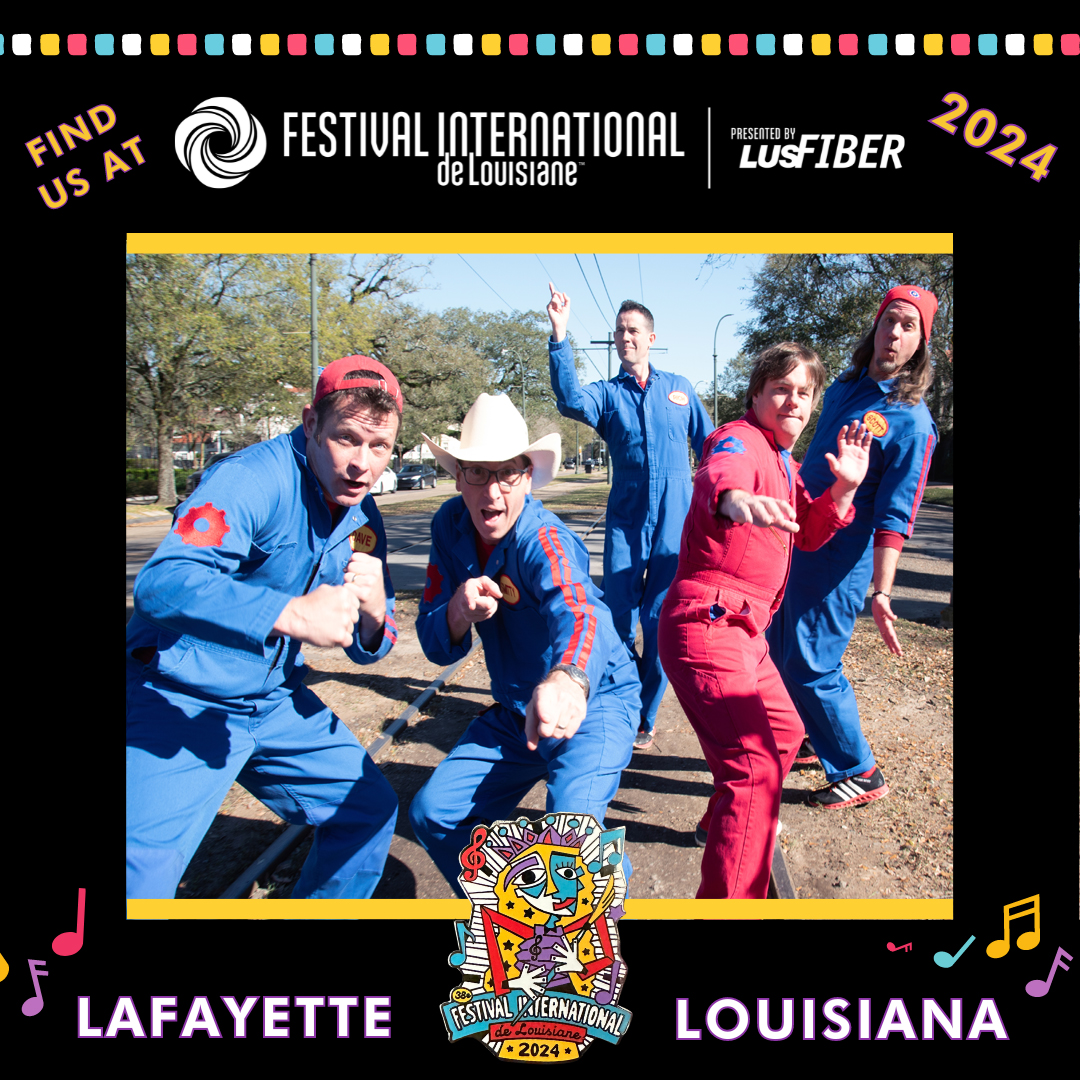 See the Movers at Festival International de Louisiane on Friday, April 26 - at 5:15 p.m. on the Fais Do Do Stage. #ImaginationMovers #FestInternational