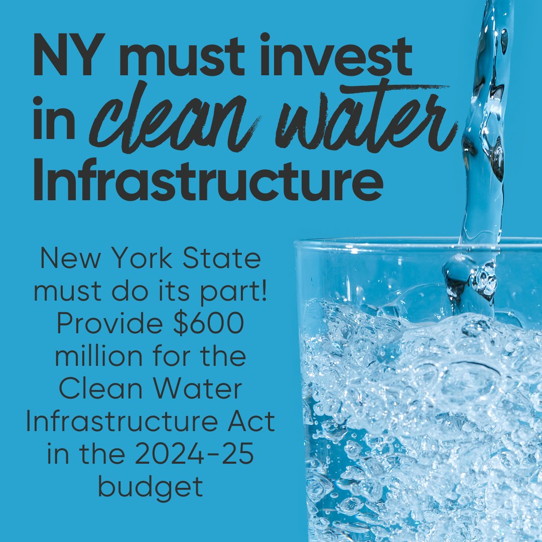The Clean Water Infrastructure Act reduces sewage overflows into waterways, removes emerging contaminants from drinking water, replaces failing septic systems, and more. We have more work to do and must fully fund the program @GovKathyHochul @CarlHeastie @AndreaSCousins