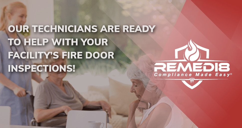 Fire doors help minimize property damage by preventing rapid fire spread. Inspections ensure that the doors are in good condition, providing effective protection for the building and its contents. Learn more about REMEDI8®'s #FireDoorInspection process! bit.ly/46L3bSt