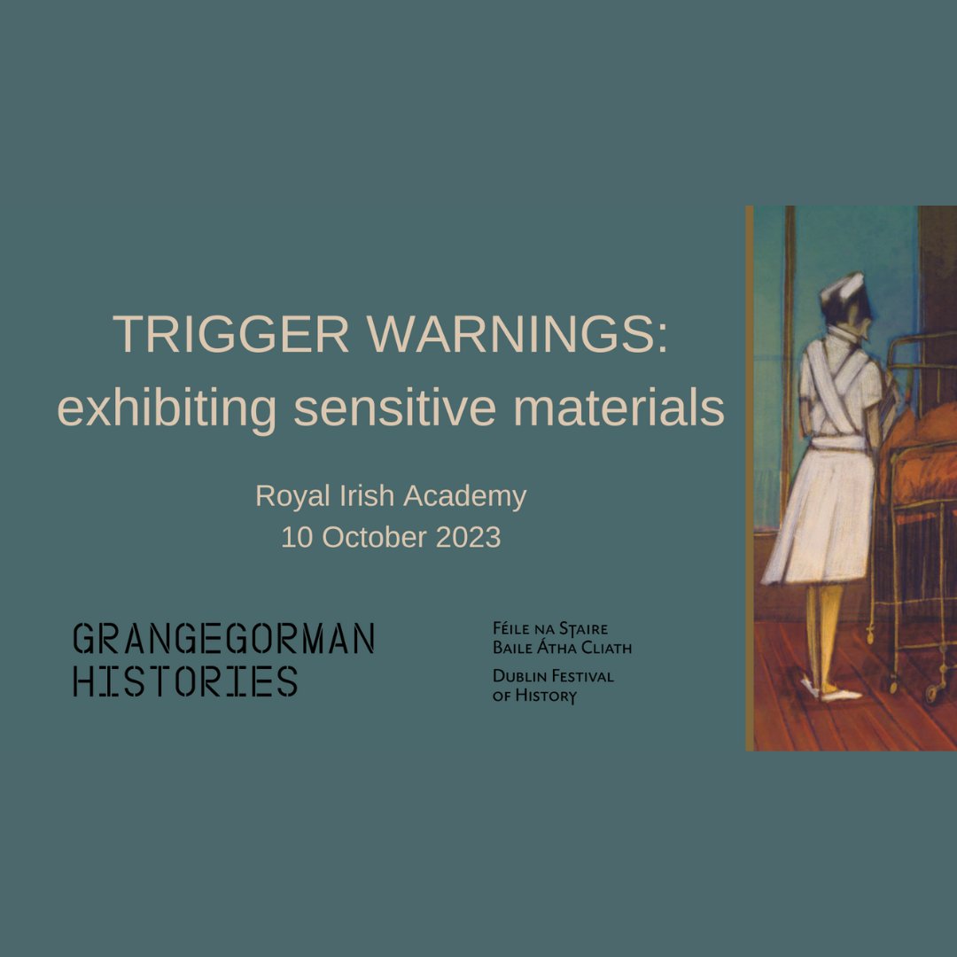 'Trigger Warnings' was a #GrangegormanHistories seminar that occurred last October as part of @HistFest. The seminar explored the intricacies of curating sensitive exhibitions without sanitising the difficult histories. It's now available for playback➡️bit.ly/43BbdMN