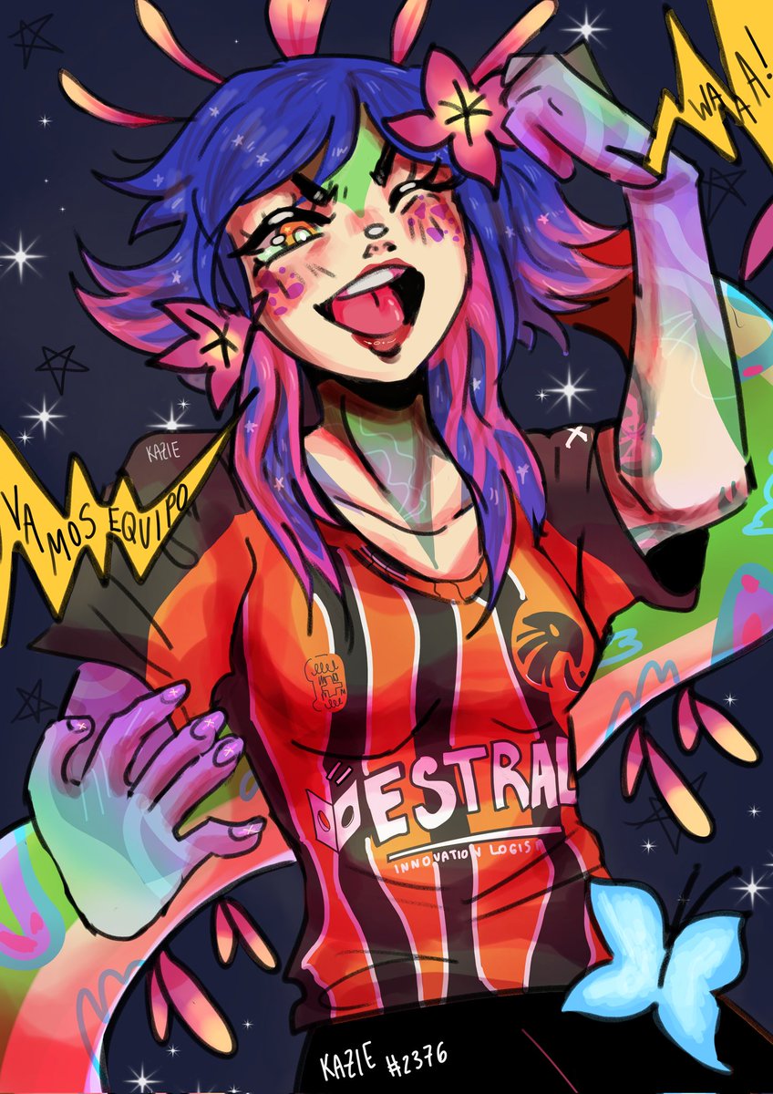 kazouchii's tweet photo. Posteo este dibujito que hice para el concurso de @sabeapurpura hace un tiempo.

Hice este dibujito de Neeko con camisa de Estral ✨✨✨

No gane perooo fue divertido participar!  Aprovecho para postearlo por aquí 🌱

@EstralEsports #LeagueOfLegends #LLA #fanart #neeko https://t.co/Wmh3CpZRYZ