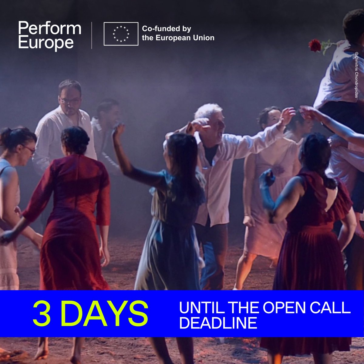 ⏳ Last 3 days to apply for the @PerformEurope open call! Apply now to put forward your project to help shape fairer, greener, and more inclusive collaborations and touring projects in the performing arts sector ➡️ Apply by 31 March 2024: performeurope.eu/open-call/