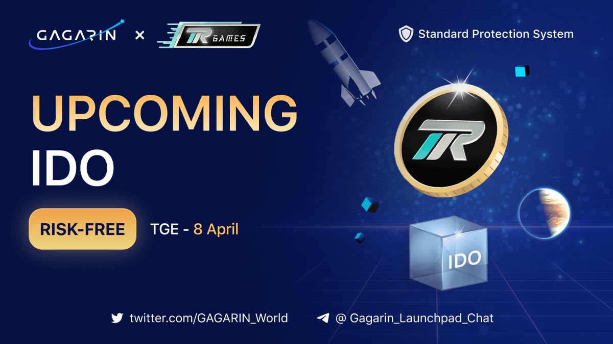 GAGARIN_World's tweet photo. 🔍 Don't miss out on the R Games Private Round!

🚙 @R_GamesOfficial, the world's first-ever Interoperable Blockchain Racing Game. With fully customizable interoperable NFTs, R Games offers an additional layer of user-generated content, integrating AI for automotive enthusiasts. Featuring a multi-vehicle racing experience, from Formula 1 cars to off-road trucks, R Games caters to every racer's preference, allowing for personalized racing encounters and heightened engagement. 

@R_GamesOfficial, also boasts remarkable graphics, authentic hurdles, and interactive environments, making it the ultimate choice for an immersive and exhilarating racing experience. With its virtual garage feature, users can easily mint and customize NFTs to suit their individual preferences.

The public round of the project is taking place on @daomaker  and the listing will be on @gate_io.

🗓  Private Round Schedule:

▫️Whitelisting: 29 March, 07:00 UTC  - 02 April, 12:00 UTC
▫️Round 1 (for Gagarin tier owners): 03 April, 10:00 - 04 April, 10:00 UTC
▫️Round 2 (FСFS,  for everyone): 04 April ,10:00 - 05 April , 10:00 UTC
▫️TGE: 08 April
#Gagarin #partners #RGames #PrivateRound