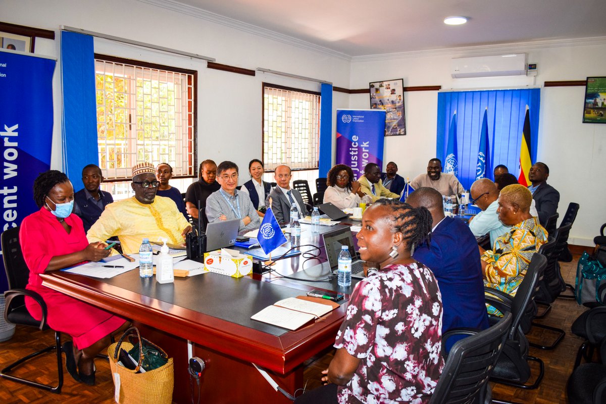 ILO in 🇺🇬 today hosted the @UNinUganda Country Team meeting. Key message from ILO focused on #Global Coalition for #SocialJustice aimed at intensifying collective efforts to address social justice deficits, and to accelerate the implementation of the 2030 Agenda for #SDGs