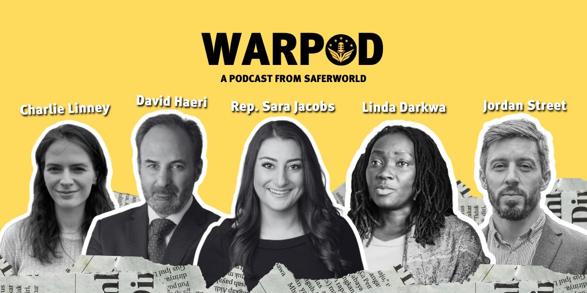 Warpod (@war_pod) on Twitter photo 🎙️ New #Warpod Episode Coming Soon!
In our next episode, we look at the future of peacekeeping with US Congresswoman <a href="/RepSaraJacobs/">Congresswoman Sara Jacobs</a>, David Haeri, the Director of DPET at <a href="/UNPeacekeeping/">UN Peacekeeping</a> and <a href="/LindaDarkwa/">Linda Darkwa</a>, coordinator of the Training for Peace programme with <a href="/_AfricanUnion/">African Union</a> from 🎙️ New #Warpod Episode Coming Soon!
In our next episode, we look at the future of peacekeeping with US Congresswoman <a href="/RepSaraJacobs/">Congresswoman Sara Jacobs</a>, David Haeri, the Director of DPET at <a href="/UNPeacekeeping/">UN Peacekeeping</a> and <a href="/LindaDarkwa/">Linda Darkwa</a>, coordinator of the Training for Peace programme with <a href="/_AfricanUnion/">African Union</a> from